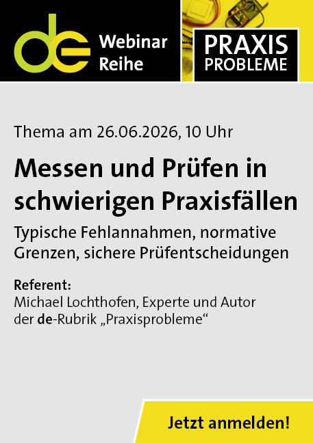 Webinar PRAXISPROBLEME: Messen und Prüfen in schwierigen Praxisfällen - am 26.06.2026