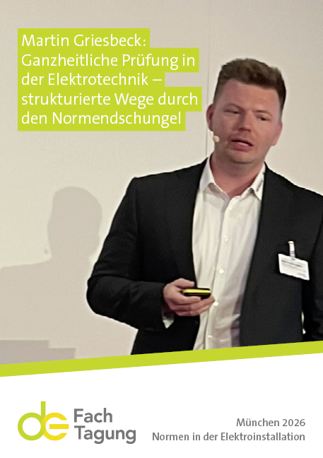 VIDEO "Ganzheitliche Prüfung in der Elektrotechnik: Strukturierte Wege durch den Normendschungel"
