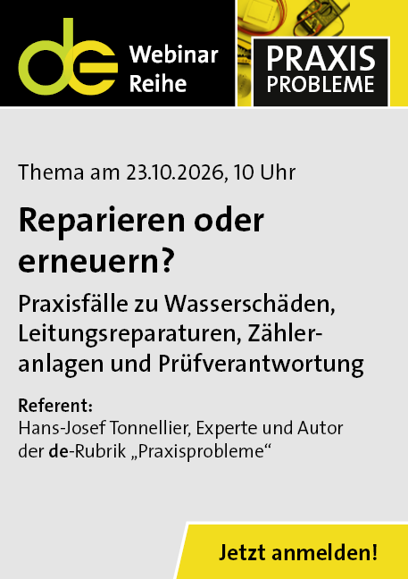 Webinar PRAXISPROBLEME: Reparieren oder erneuern? Sicher entscheiden bei Schäden und Bestandsanlagen - am 23.10.2026